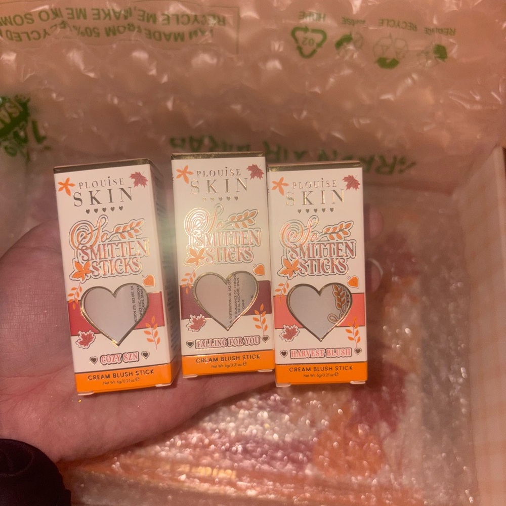 P.Louise Skin Smitten Stick Cream Blush Trio